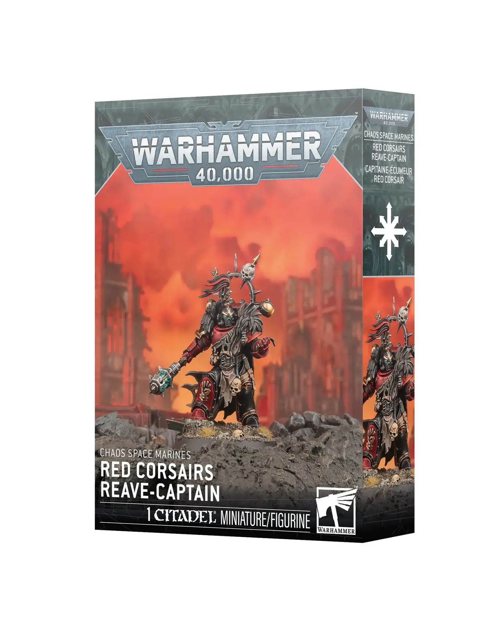 Games Workshop 43-111 CHAOS S/M: RED CORSAIRS REAVE-CAPTAIN