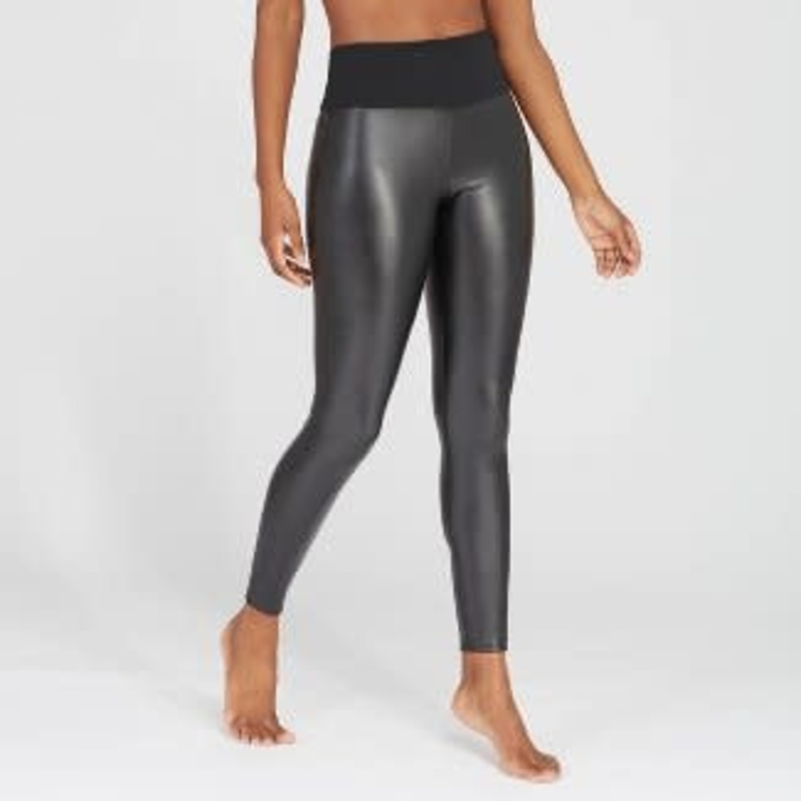 ASSETS by SPANX Women's All Over Faux Leather Leggings - S**