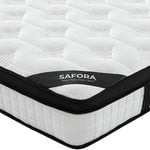 Safora 10" EuroTop Pocket Coil Mattress in a Box -QUEEN (Firm)