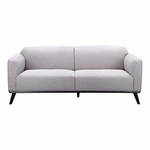 Luxe Modern Fabric Sofa Grey *Scuffs on legs