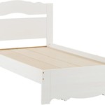 Southshore Lily Rose White Twin Bed