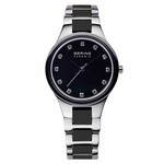 Bering Slim Ceramic Black Dial Ladies’ Watch  32327-749 *Grade B, light scratches on back