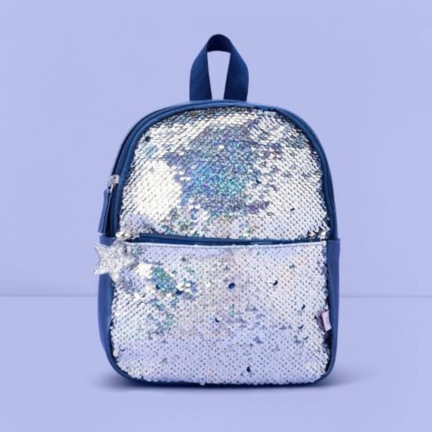 sequin girl backpack