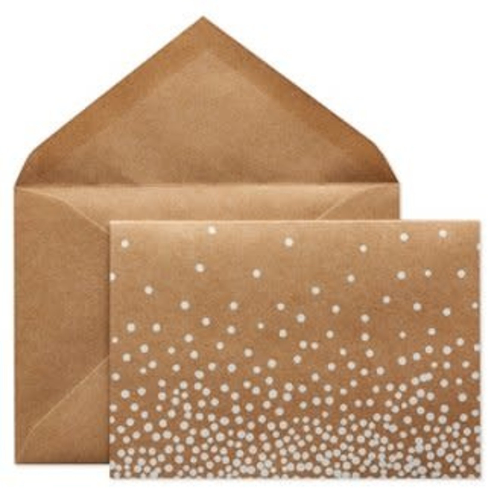 24ct Blank Cards with Envelopes White Dots - Spritz™