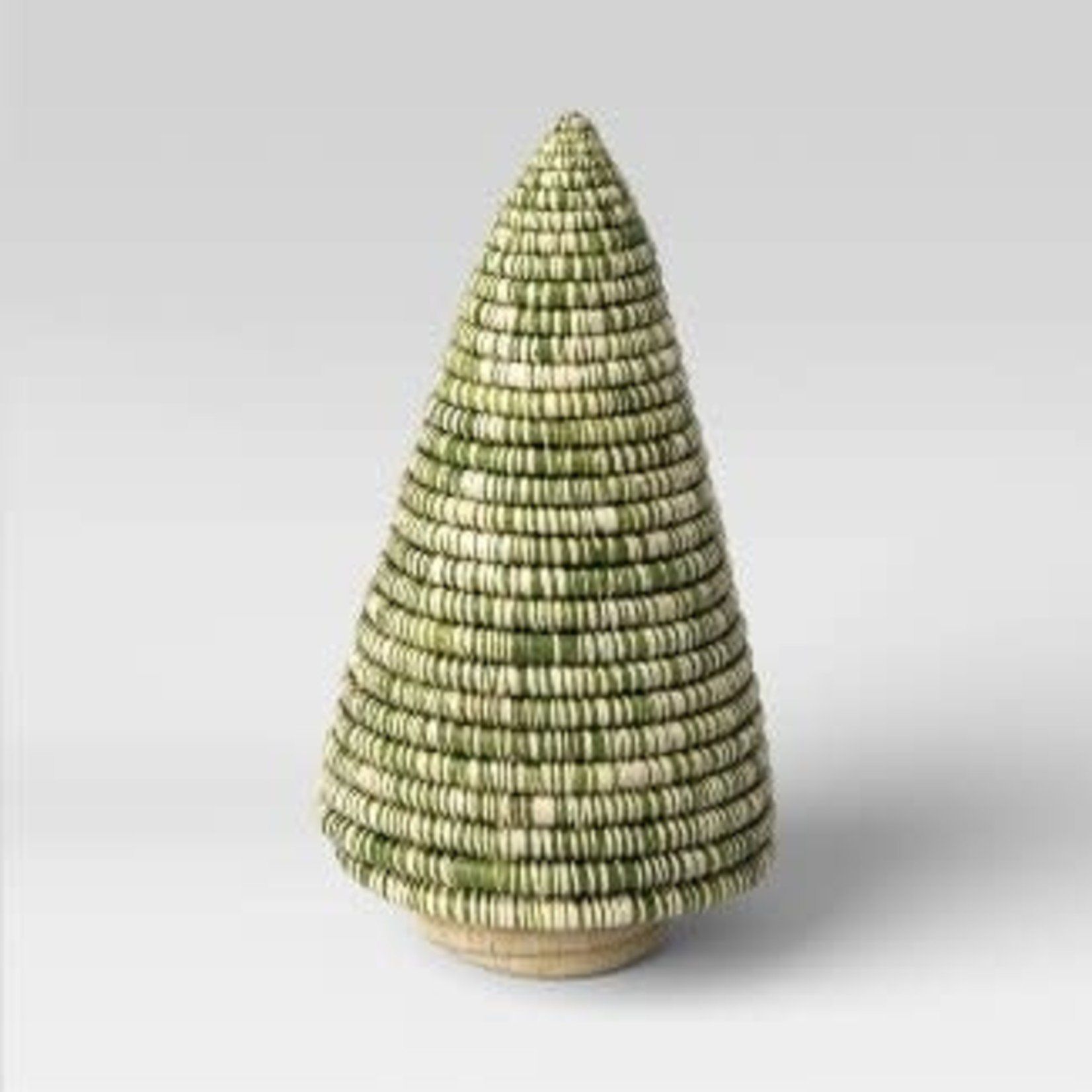 Large Woven Green Tree - Threshold 9 Inches (H) x 5 Inches (W) x 5 Inches (D)