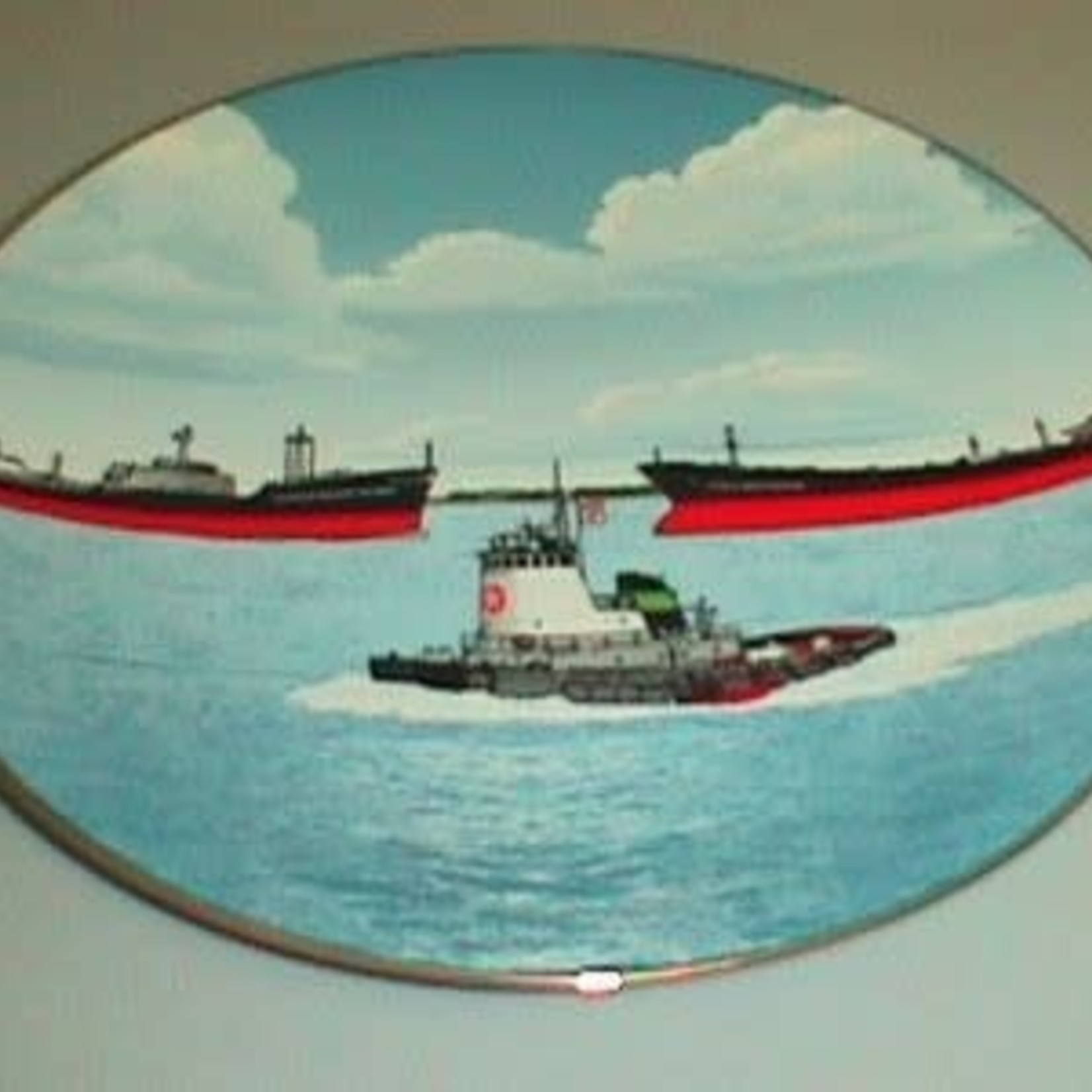TEXACO OIL COMPANY LIMITED EDITION FINE PORCELAIN SHIPS PLATE