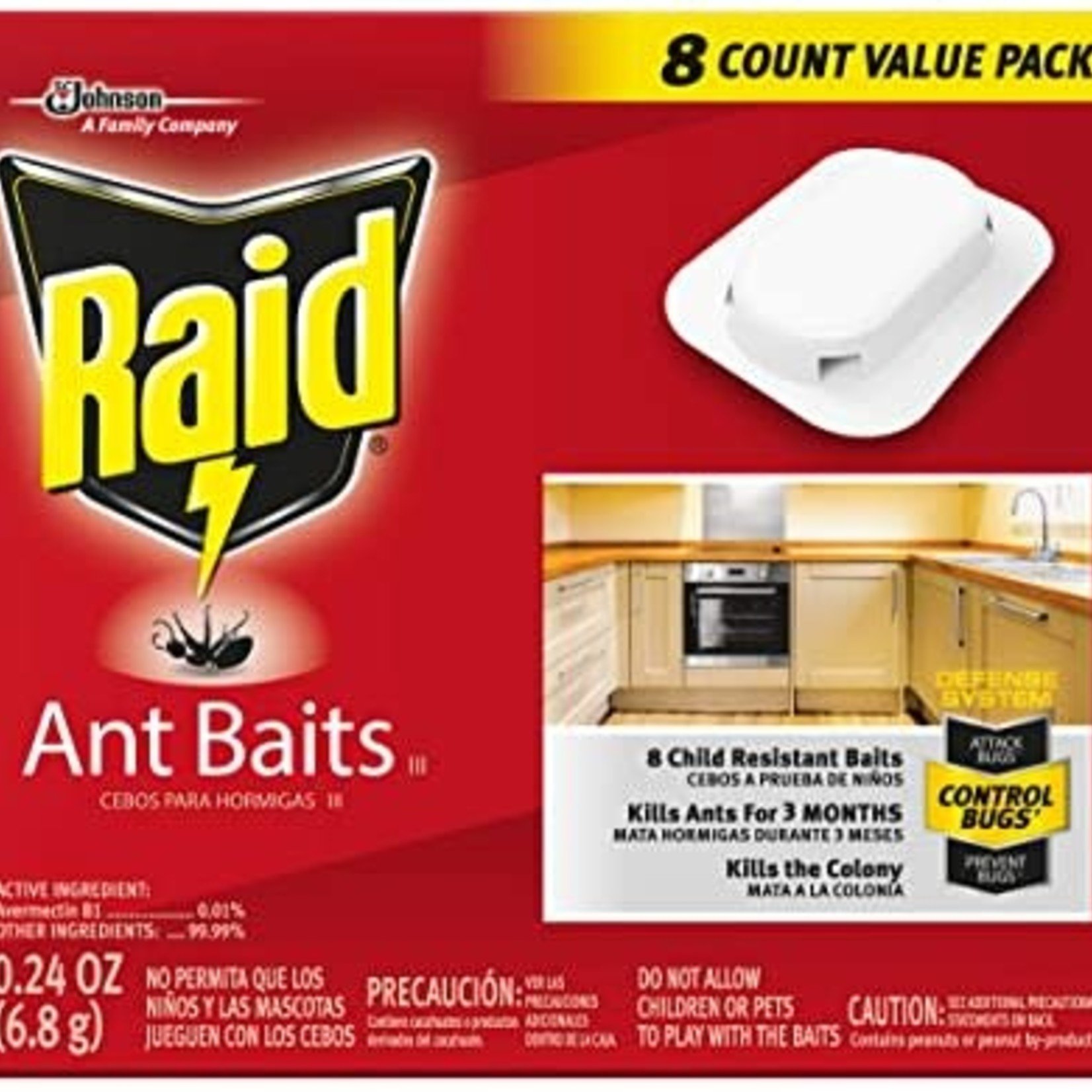 Raid Ant Baits - 8 ct**