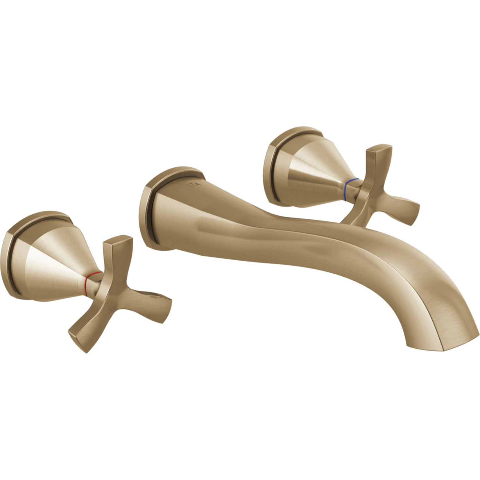 Delta | Stryke Wall Mounted Bathroom Faucet - Champagne Bronze T35766LF-CZWL