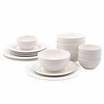 Mikasa Sophia Porcelain Dinnerware Set, 16-piece  *small chip on 1 small bowl