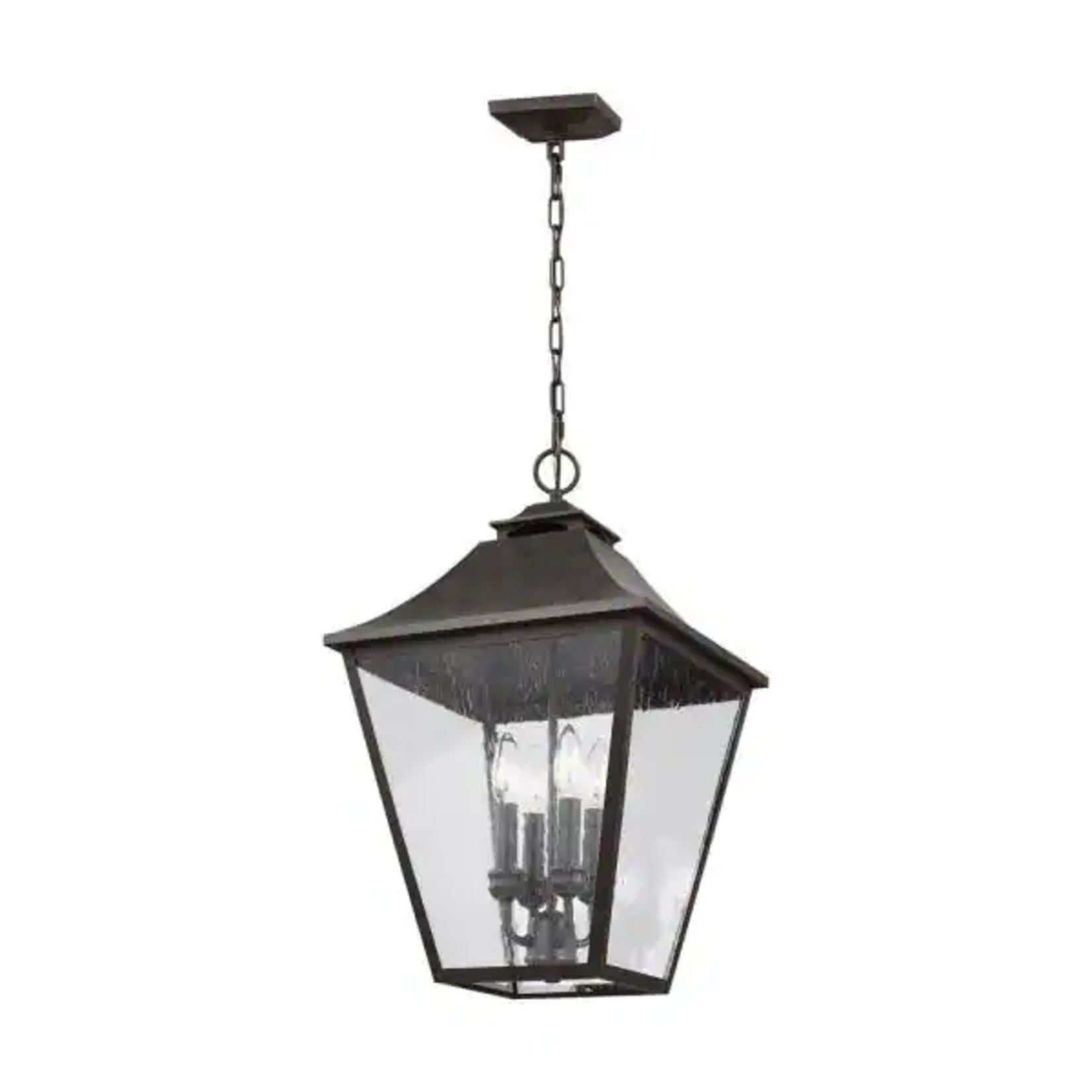 Galena Sable 4-Light Outdoor Hanging Lantern 17.5''L x 17.5''W x 29.25"H"