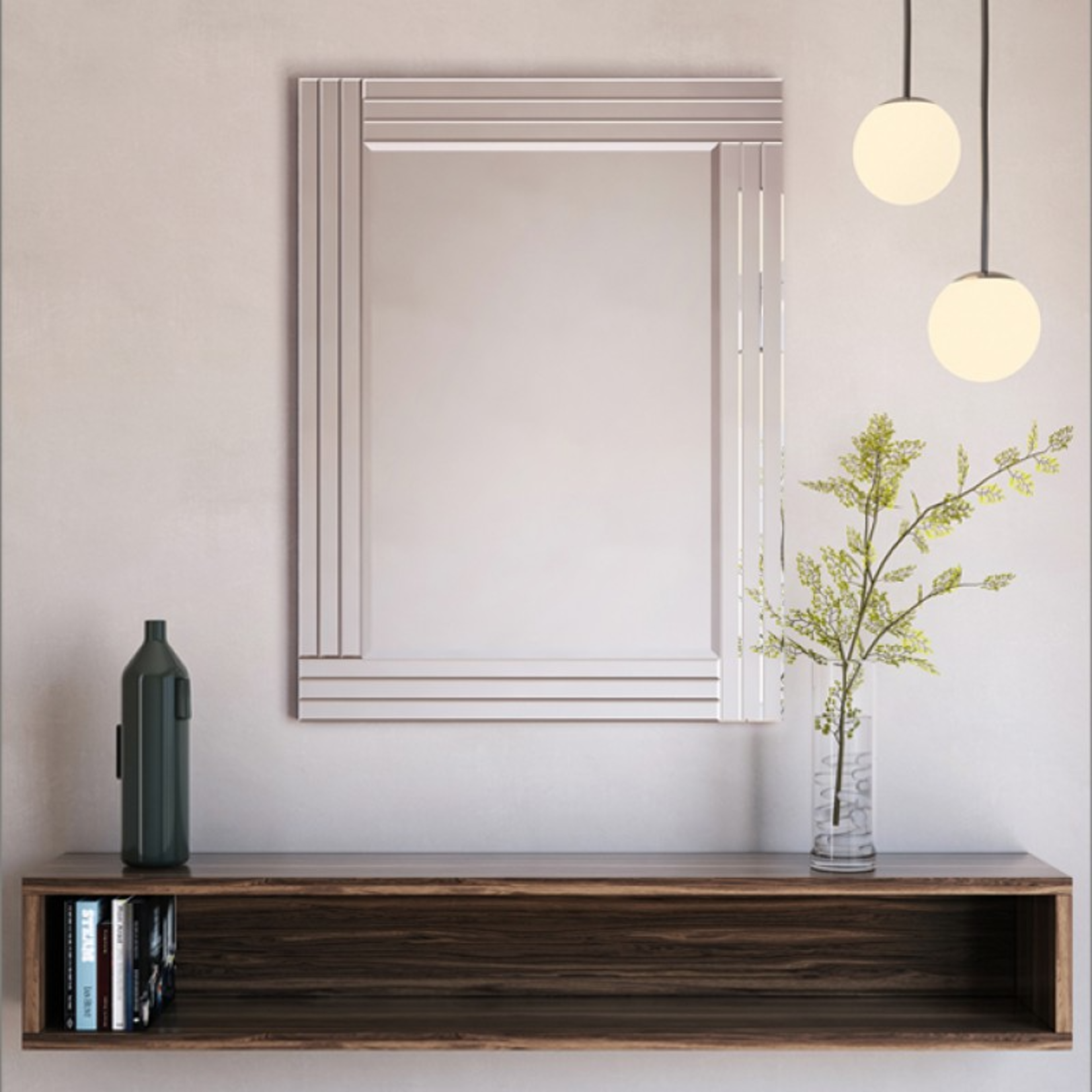 Appollo Essex Modern Mirror 76 cm x 102 cm (30 in. x 40 in.)