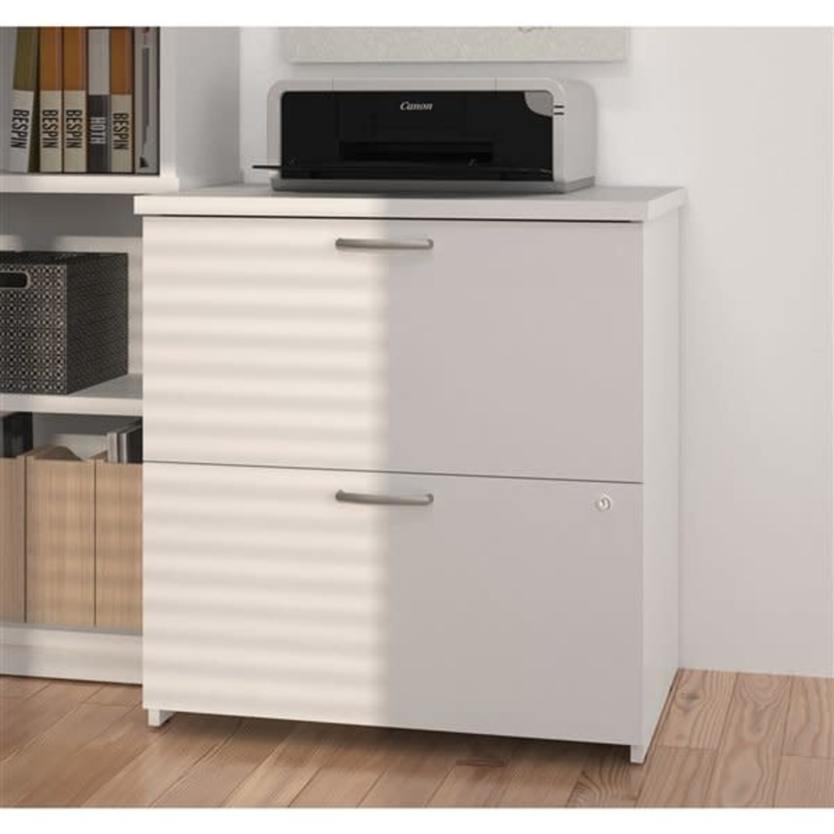 Bestar Lateral 2 Drawer File Cabinet 19.6"x28.3"x29.7"H 46630-1117