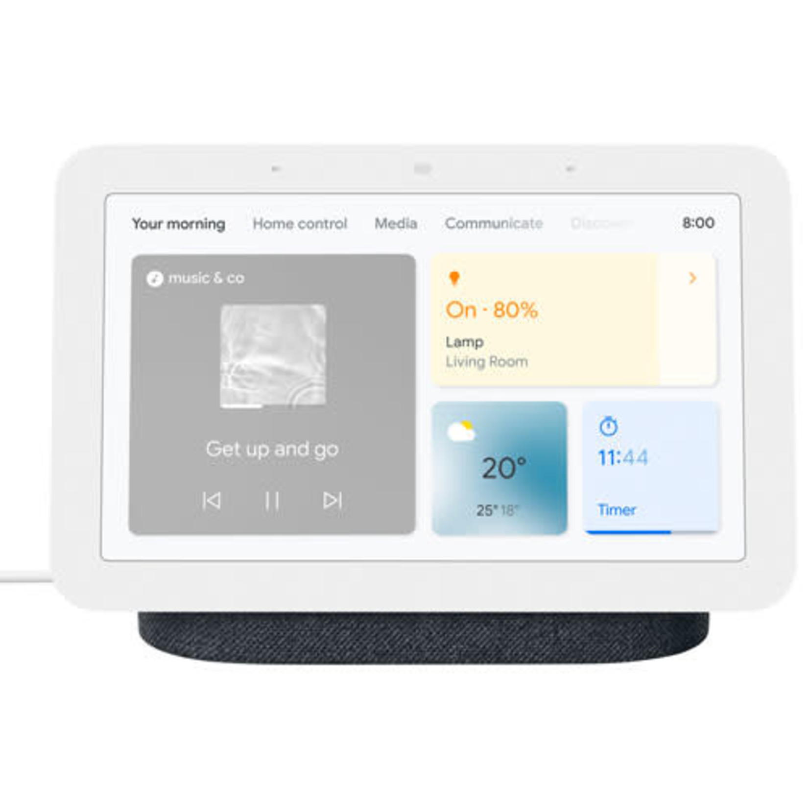 Google Nest Hub (2nd Gen) Smart Display with Google Assistant - Charcoal