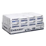 Embassy Supreme Single-fold Paper Towels, 16-pack