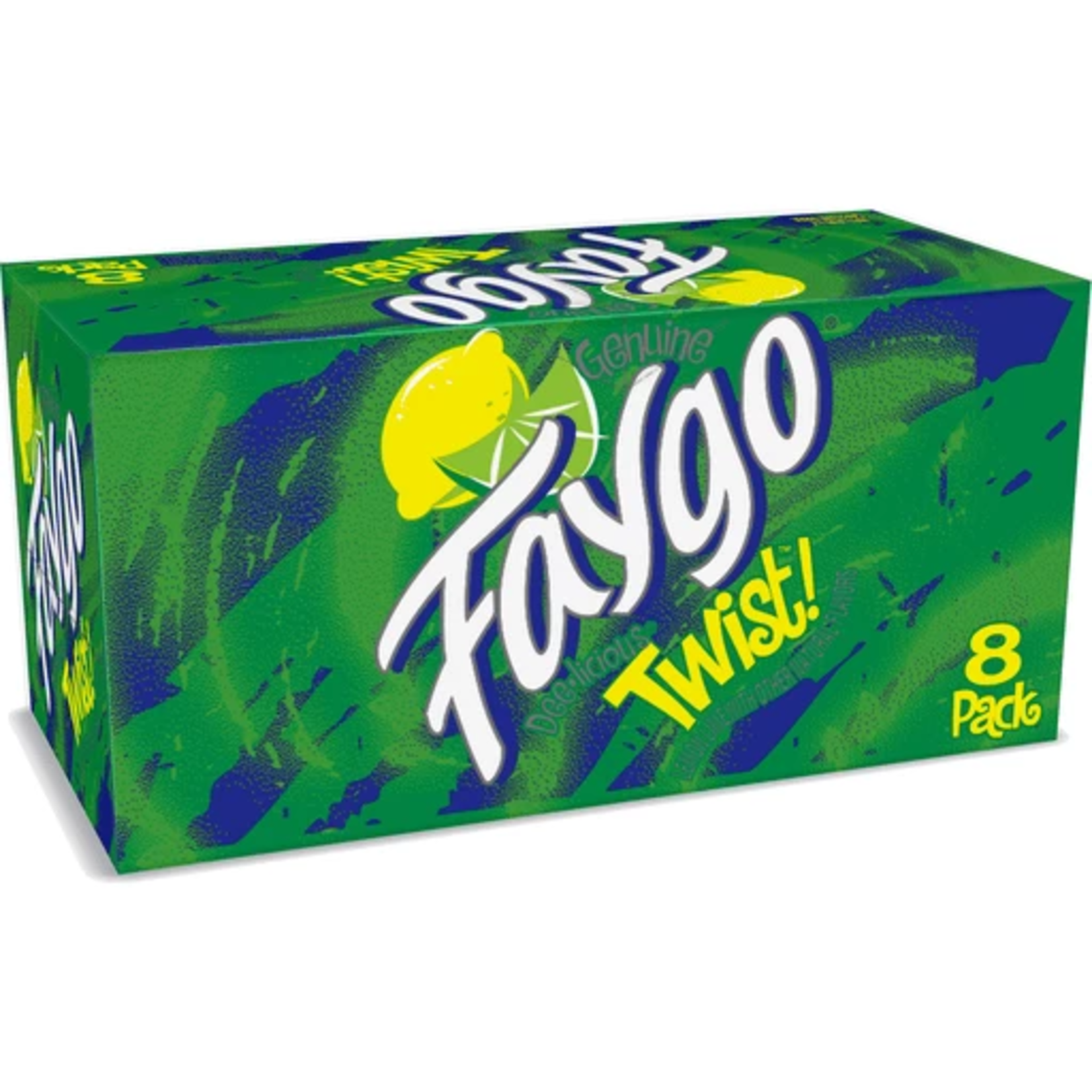 Faygo Soda Pop 8 Pack - Twist  Lemon Lime