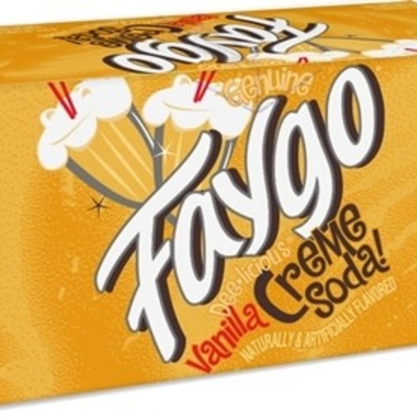 Faygo Soda Pop 8 Pack - Vanilla Creme Soda