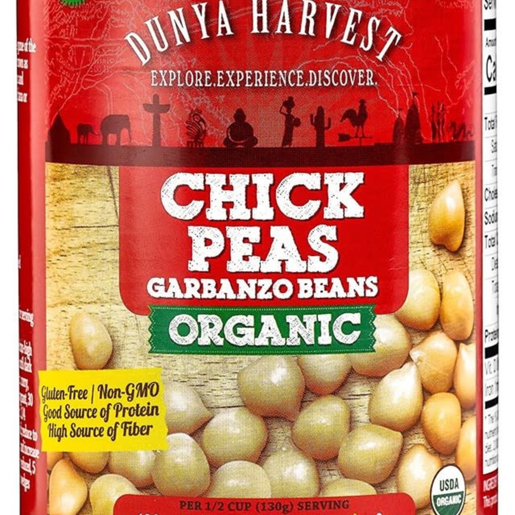 Dunya Harvest Chick Peas (Organic) 398ml
