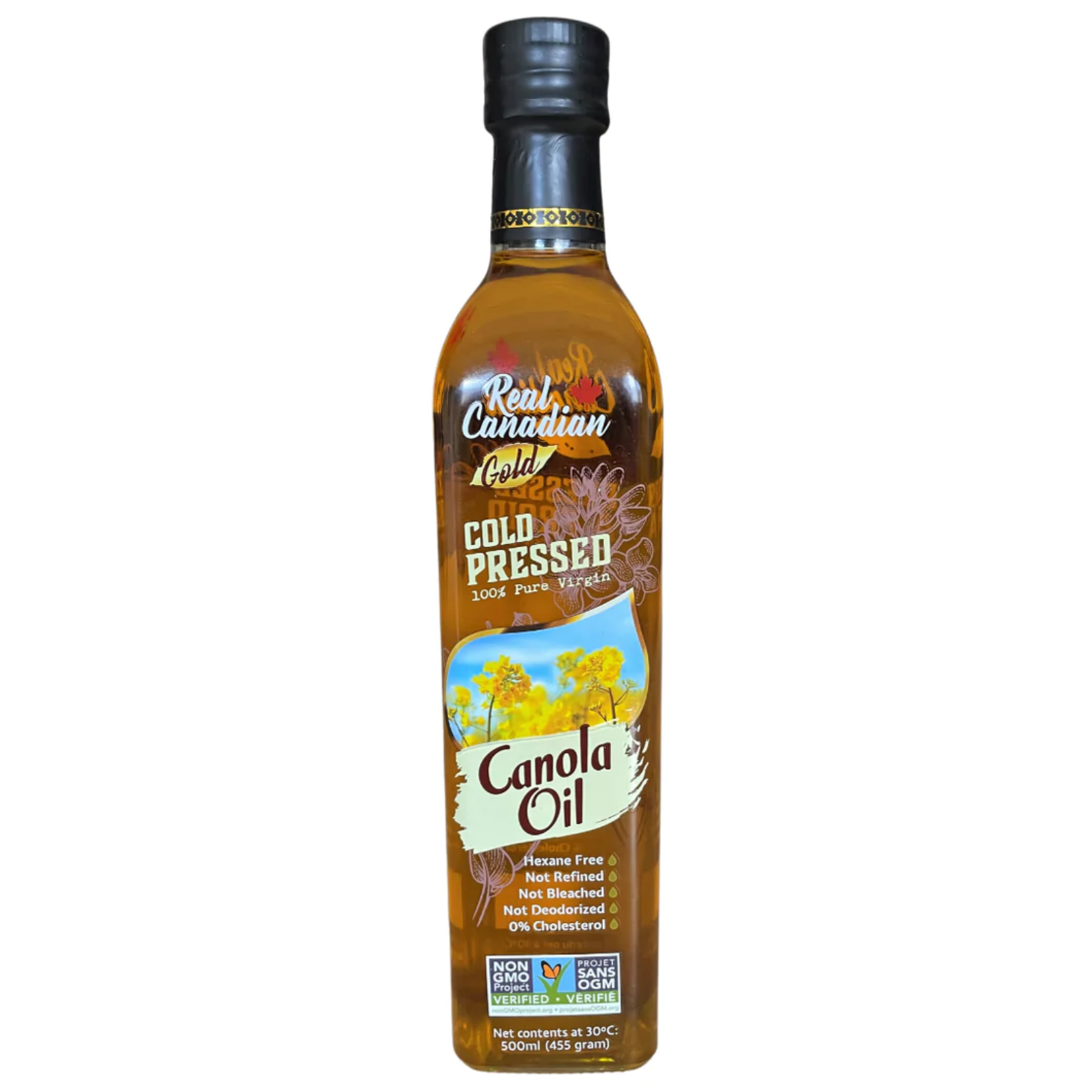 Real Canadian Gold Cold Pressed Canola Oil 500ml