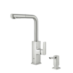 GROHE Talinn Pull-out Kitchen Faucet with Soap Dispenser - Stainless Steel