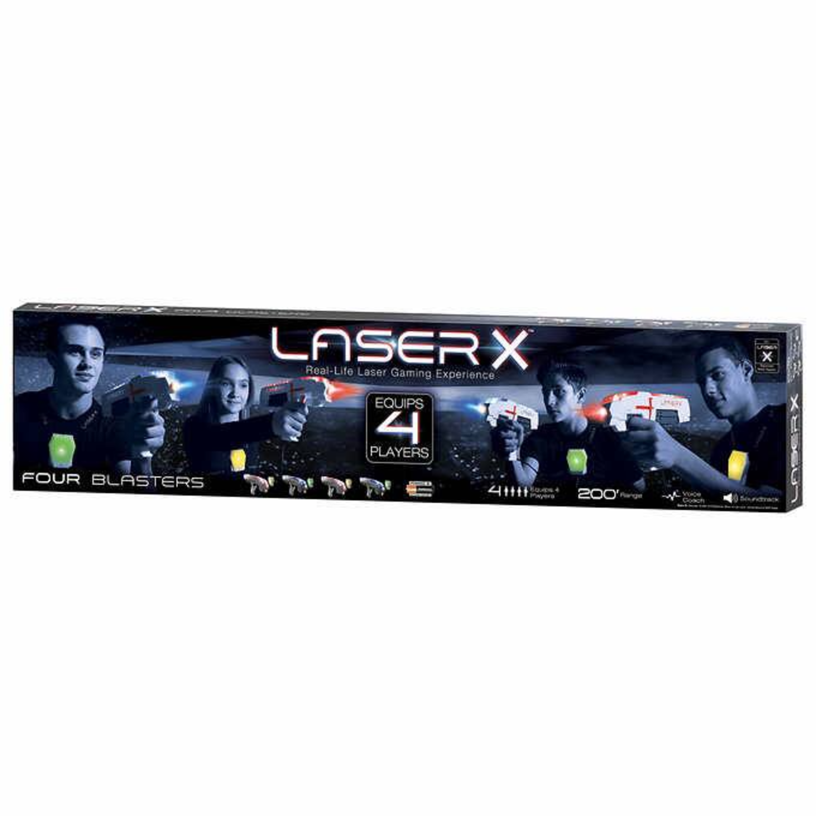 Laser X - Blaster Assault Rifle 4 Pack