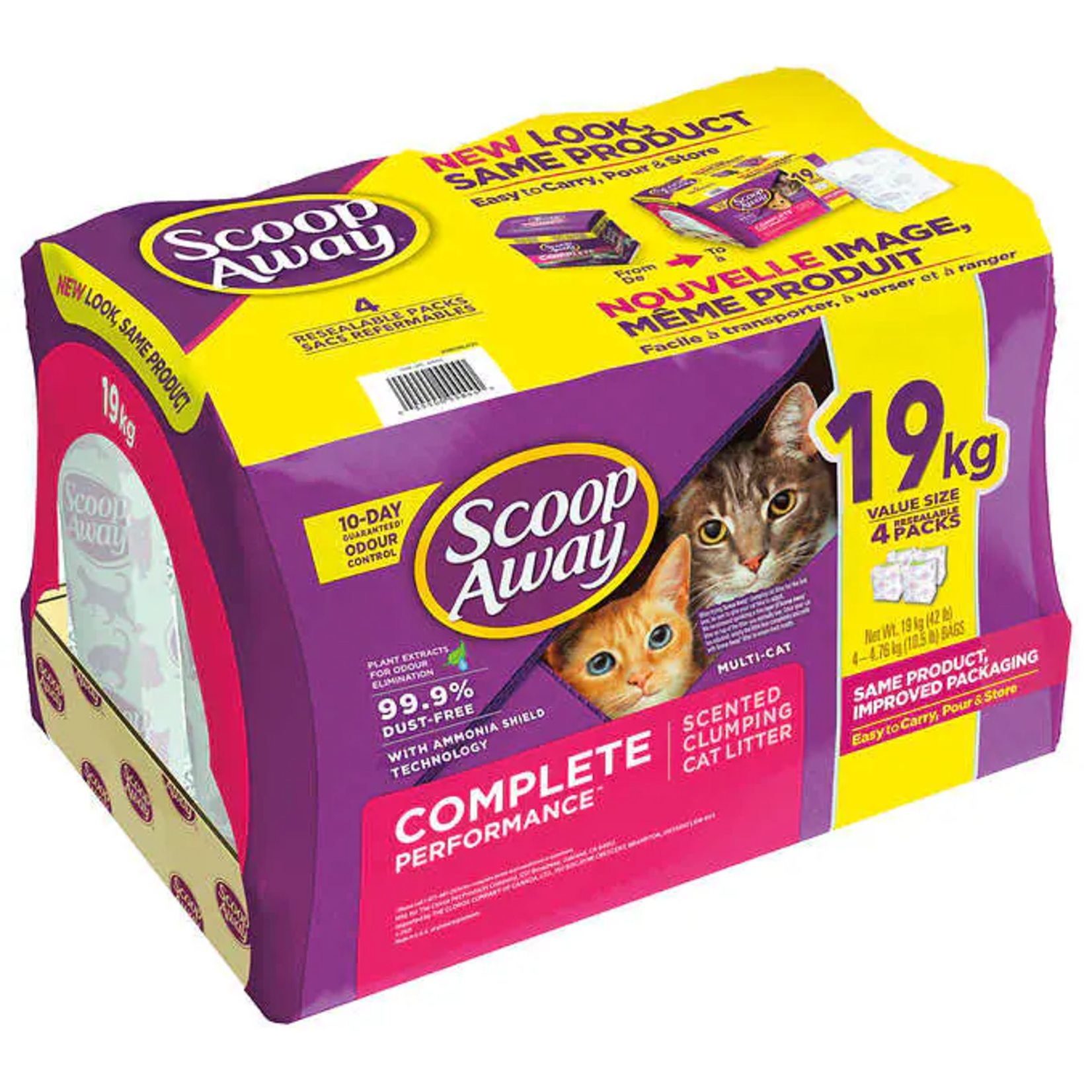 Scoop Away Complete Performance Clumping Cat Litter 19kg