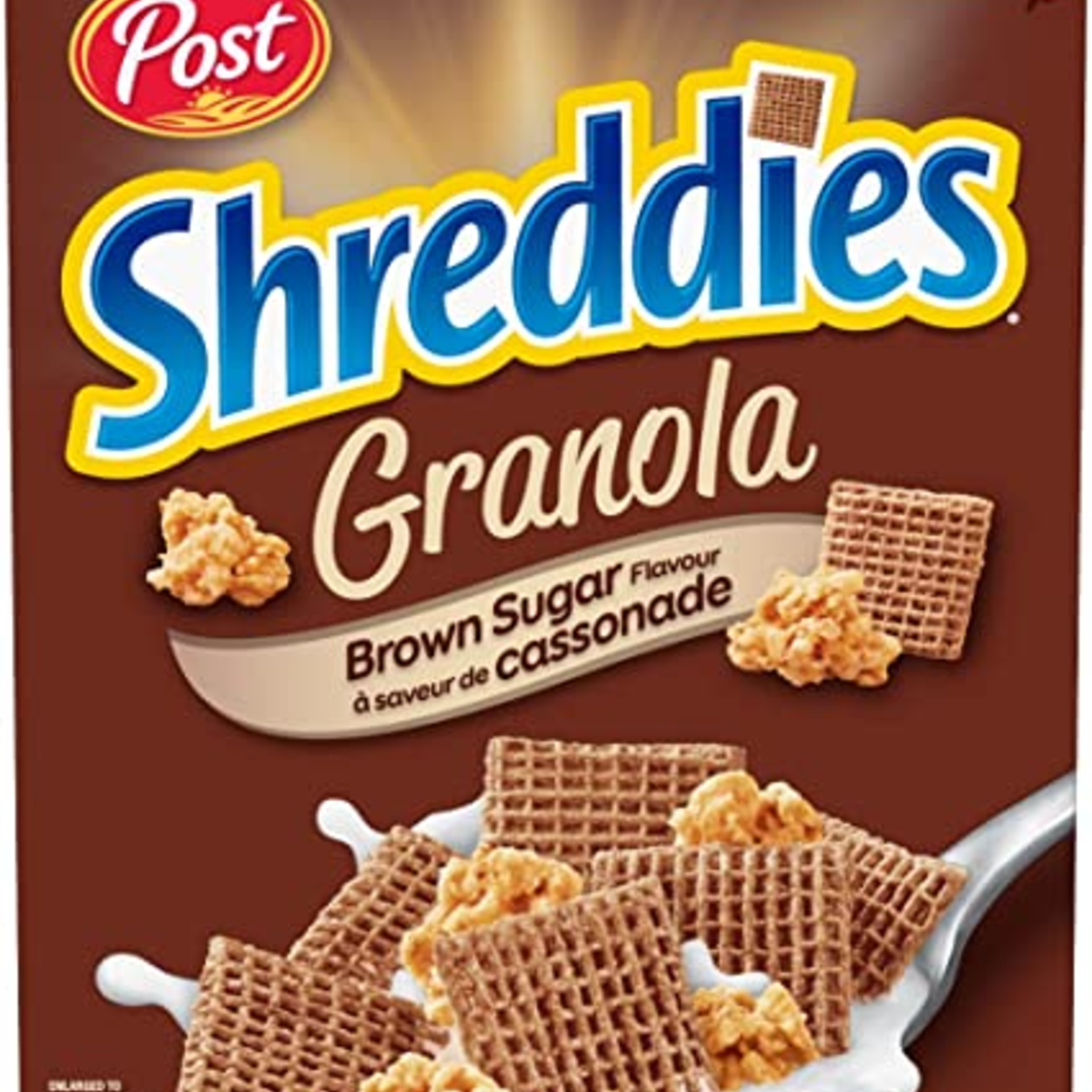Post Shreddies Granola Brown Sugar Cereal 495g