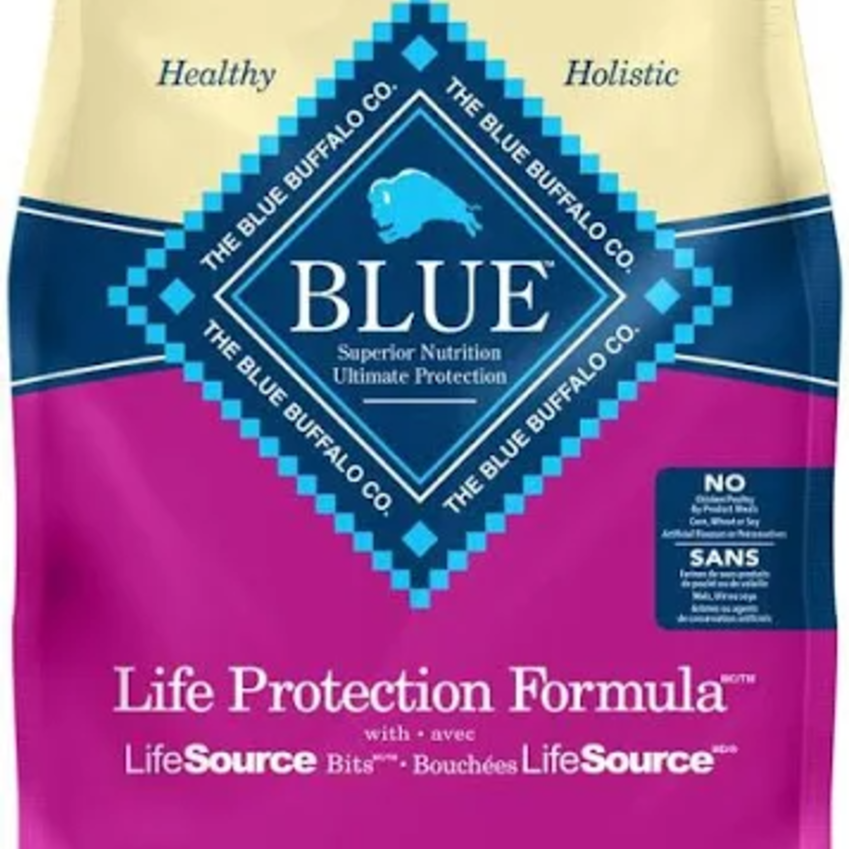 Blue Buffalo Dog Food - Chicken and Brown Rice Recipe -Small Breed Senior 2.2kg