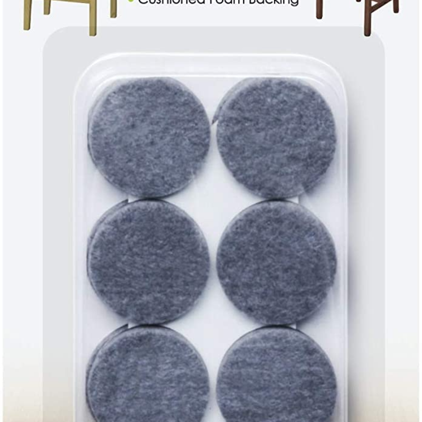 Slipstick CB113 25mm Self Stick Felt Pads