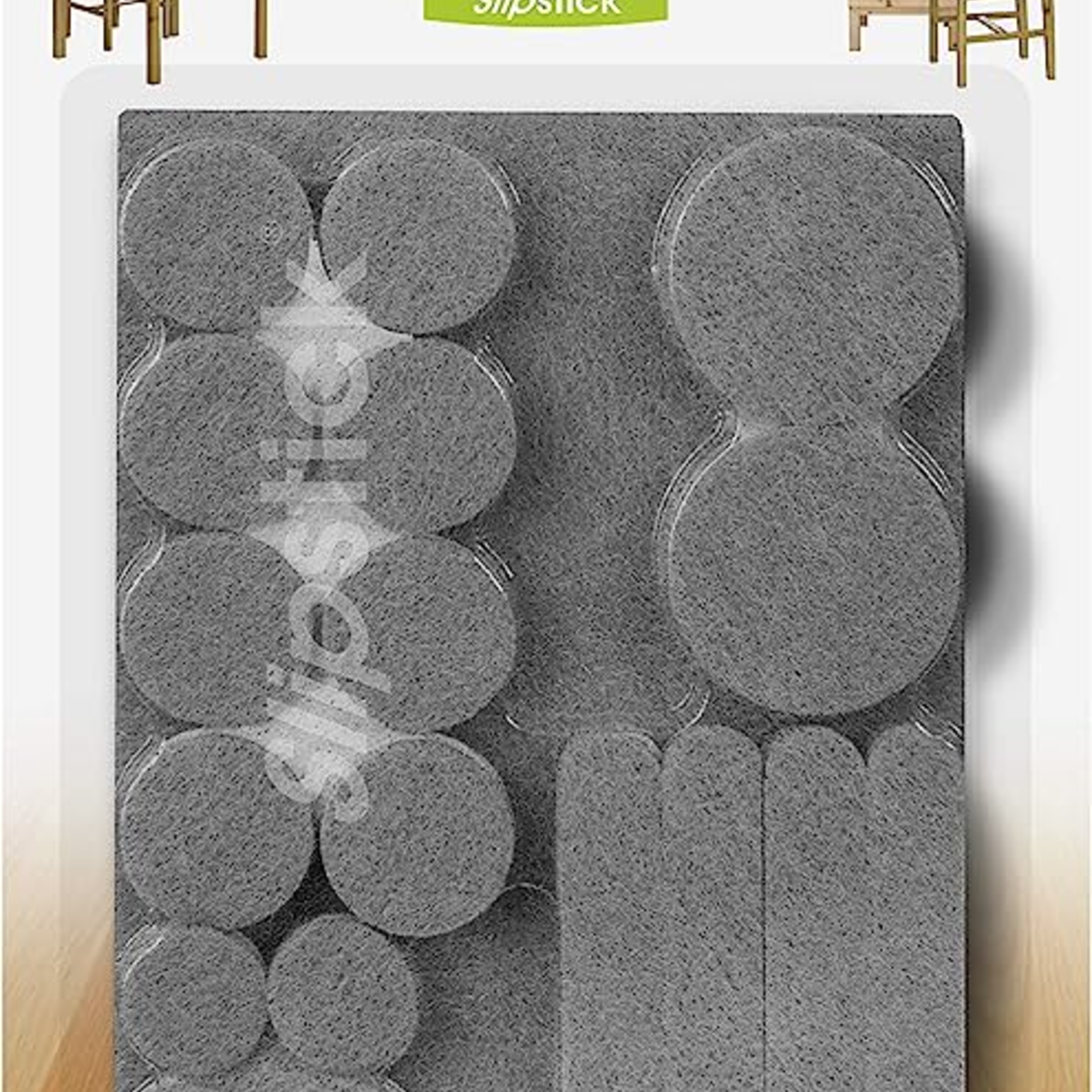 Slipstick Premium Wool Felt Furniture Pads (Variety Pack) CB171