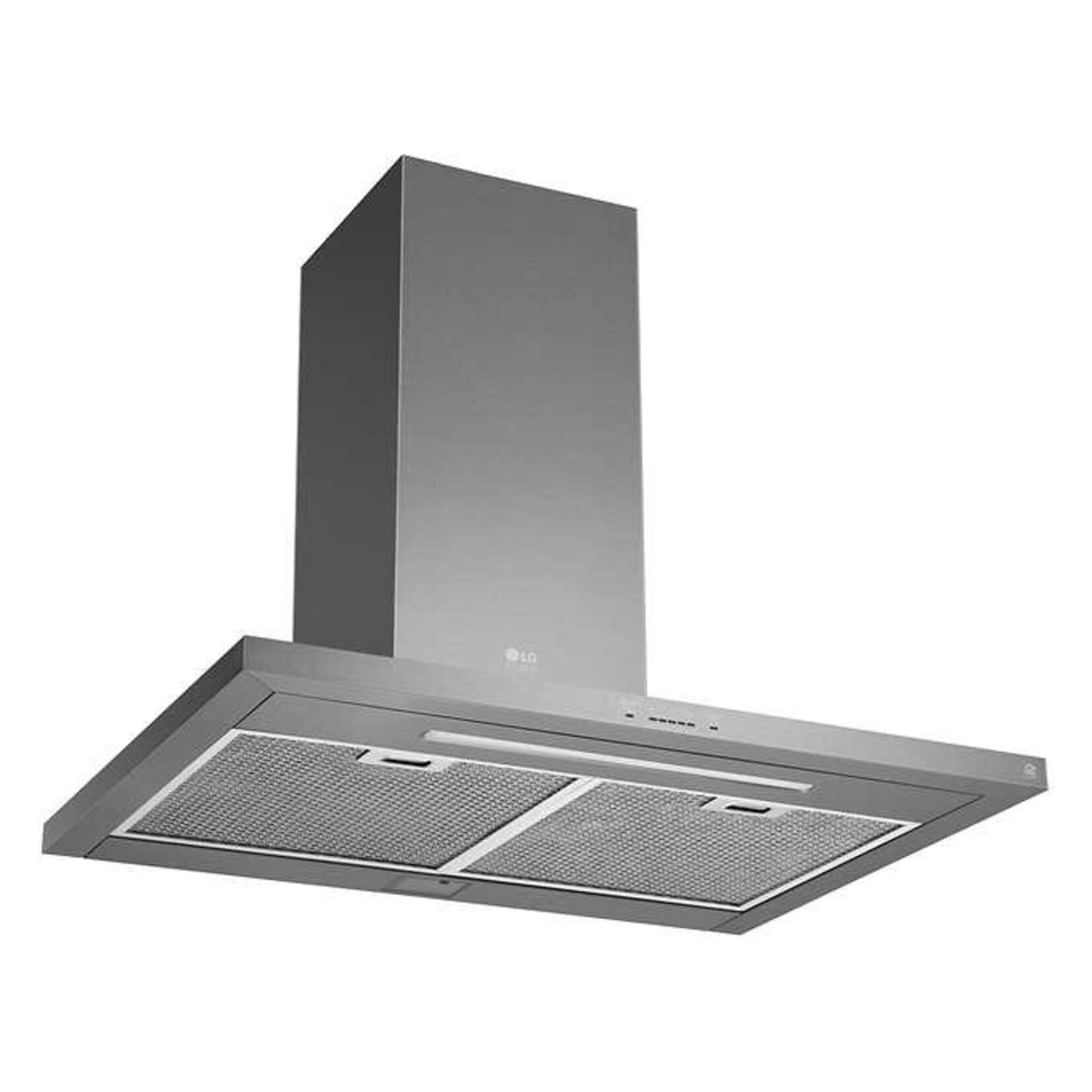 LG Studio 36 in. Smudge-Resistant Stainless Steel Wall-Mount Range Hood, 600 Max CFM