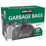 Kirkland Signature Garbage Bags 30Gal 100ct *May Be Missing a Couple