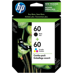 HP 60 Black and Tri-colour Ink Cartridges Pack of 2