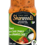 Sharwood's Tikka with Saag Spinach Cooking Sauce 395ml