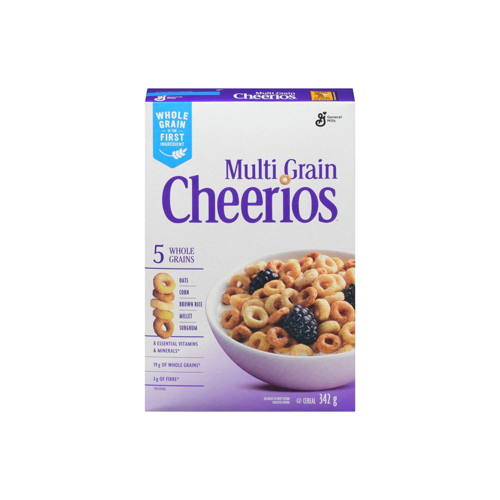 General Mills Cheerios Cereal, Multi-Grain, 342g