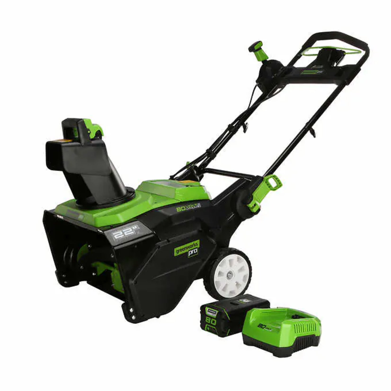 Greenworks 80 V 22 in. Snow Thrower with Battery and Charger*