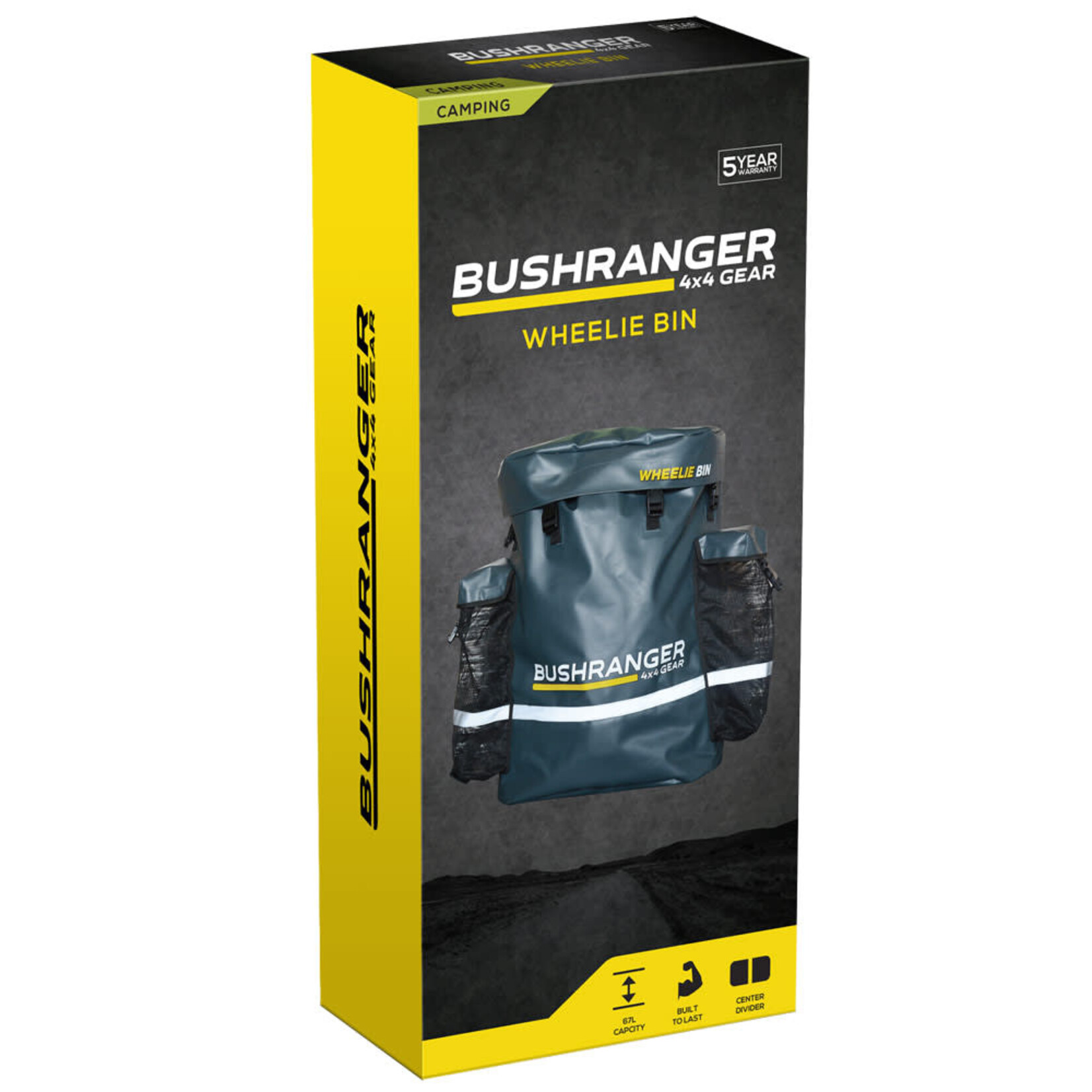 Bushranger Wheelie Bin 67L**