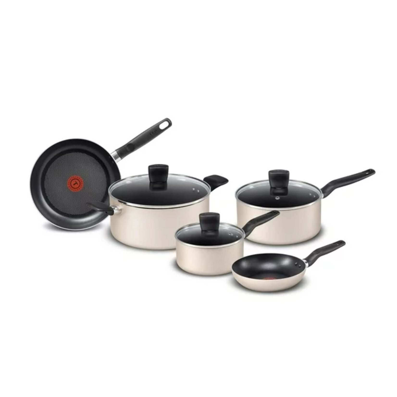 T-fal Essential 8 piece Pots and Pans Cookware Set