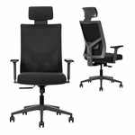 LA-Z-BOY MESH MANAGER CHAIR WITH ADJUTABLE HEAD REST