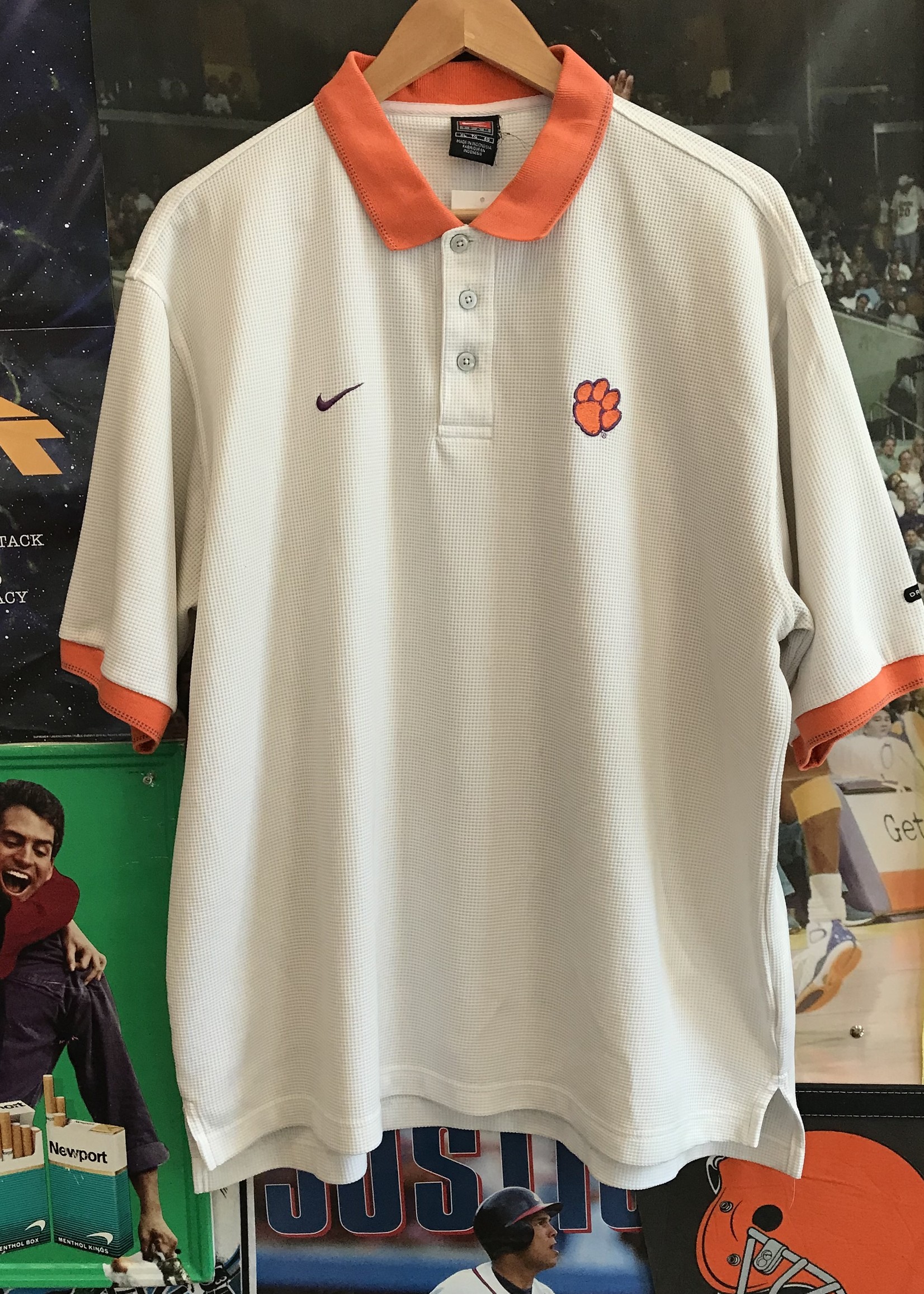 clemson nike polo