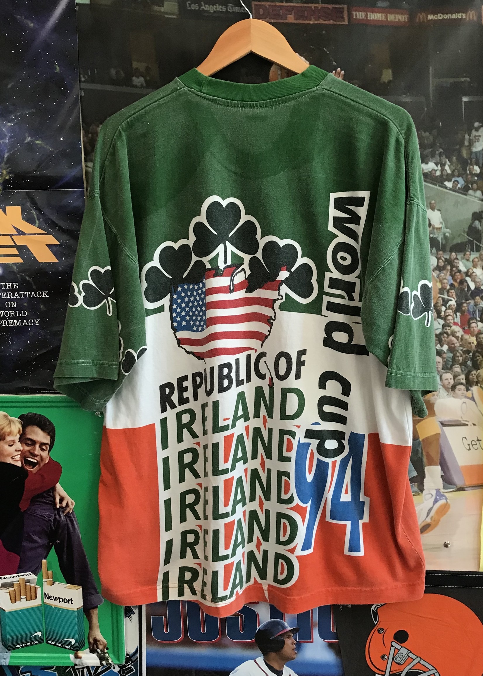 7587	ireland world cup 94 tee sz. XL