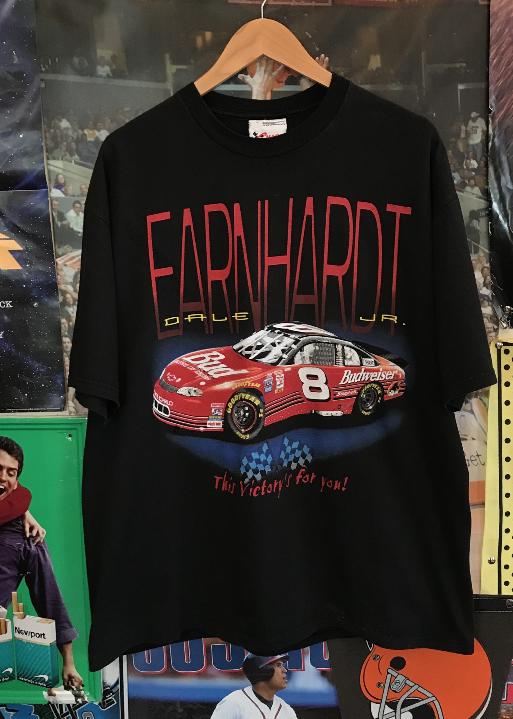 9301	dale jr this victories for you tee sz. L
