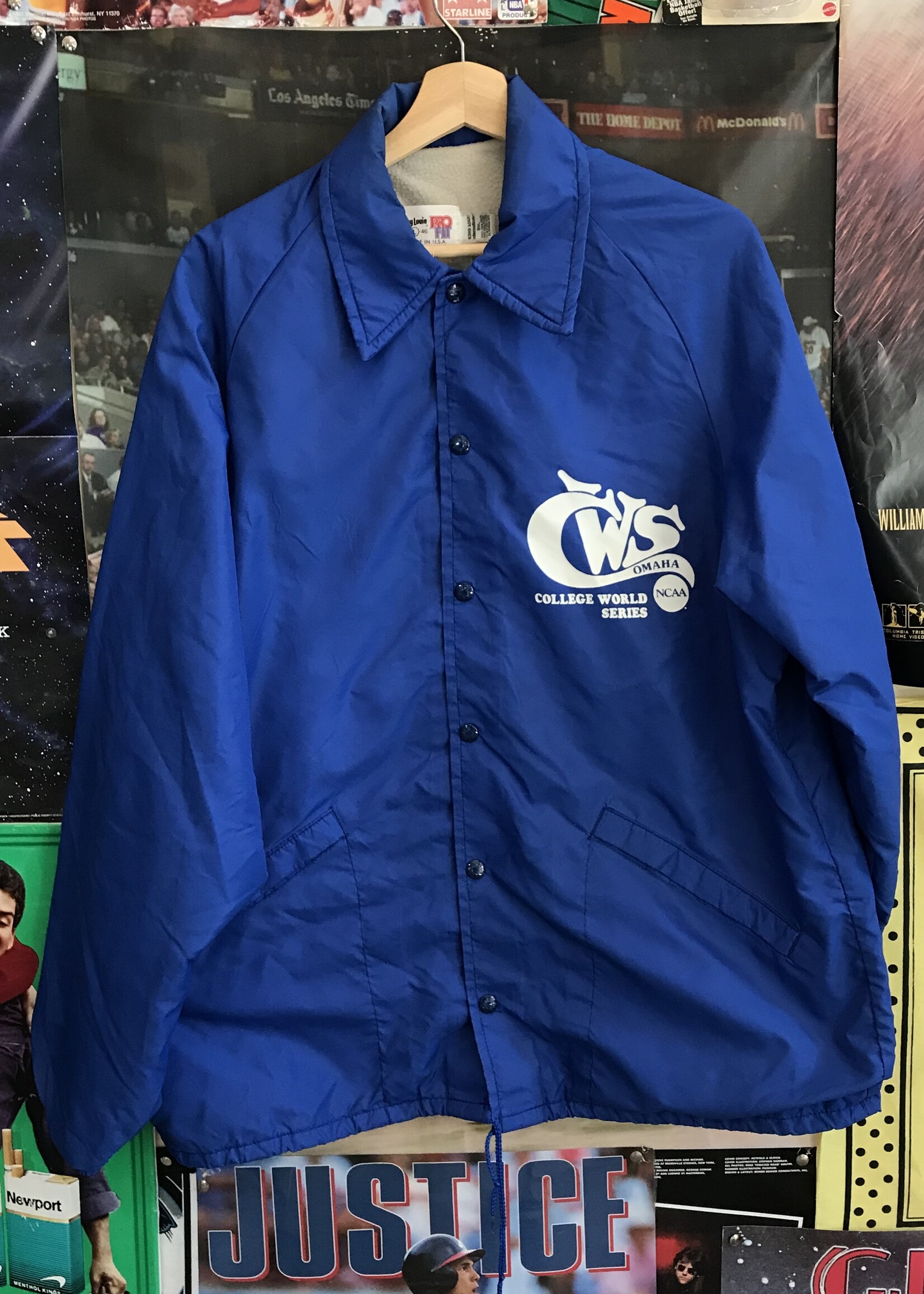 11523	cws bomber jacket blue sz L