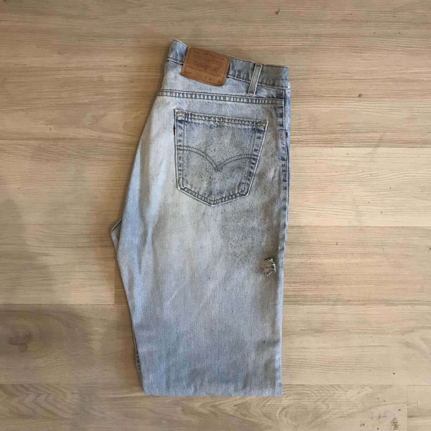 12601	90's levi's 505 jeans sz 36 x 36