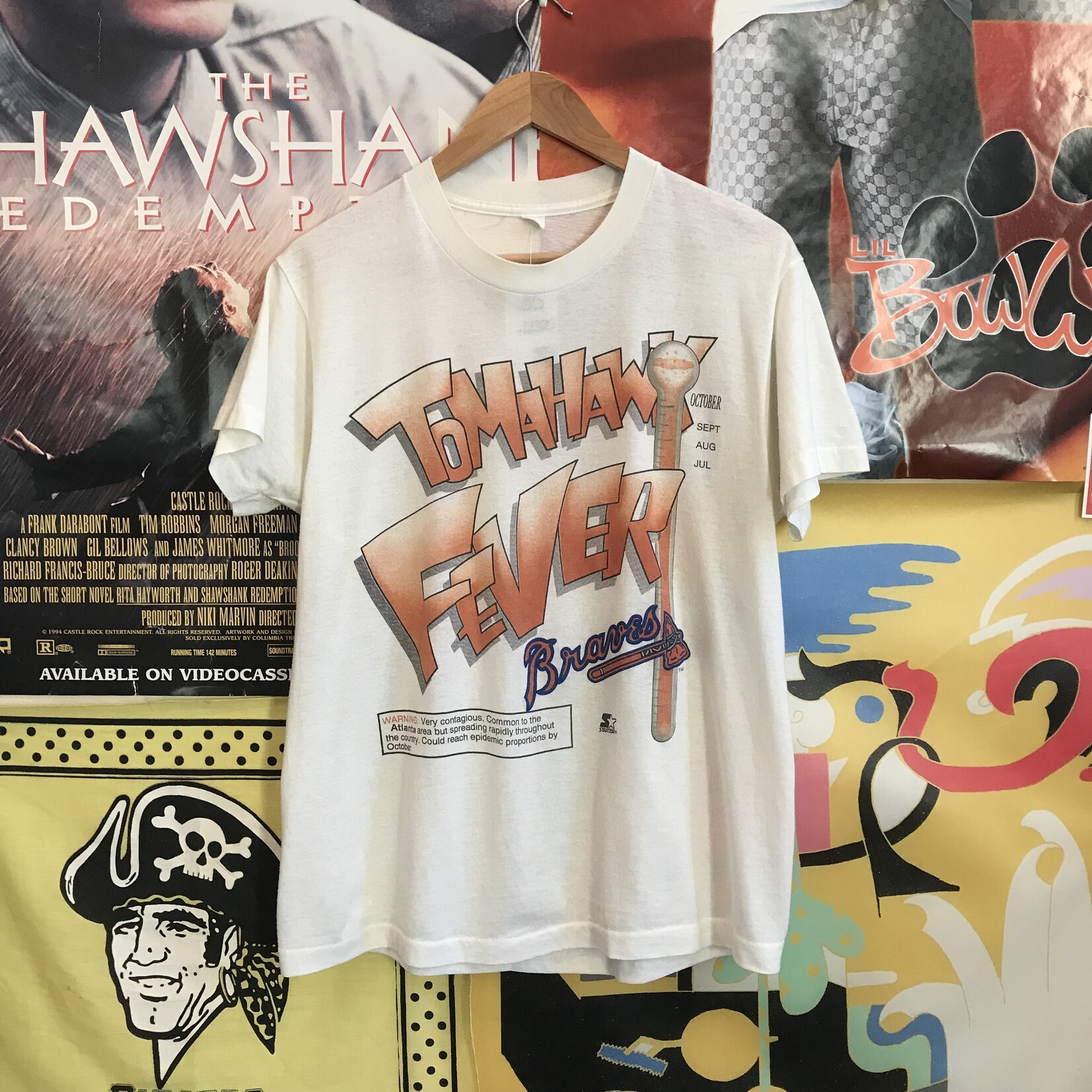 12320	tomahawk fever tee white sz L