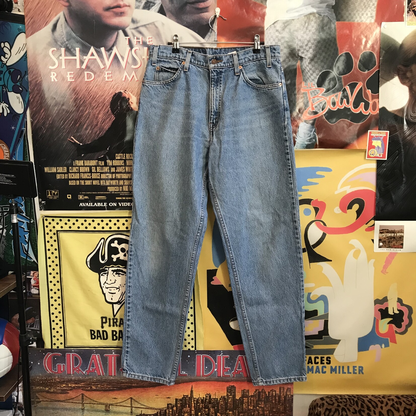 12646	1996 levi's 550 jeans sz 33 x 32