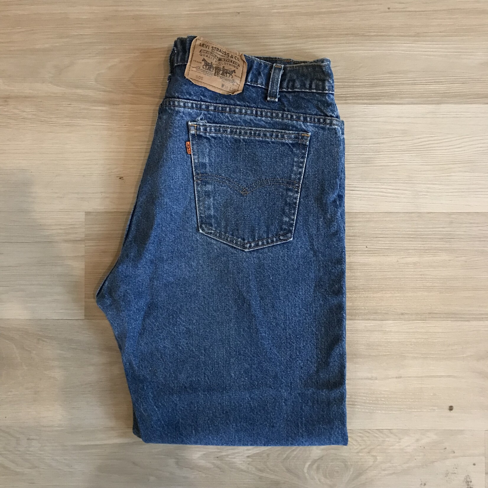 13165	90's levi's 505 jeans sz 38 x 30