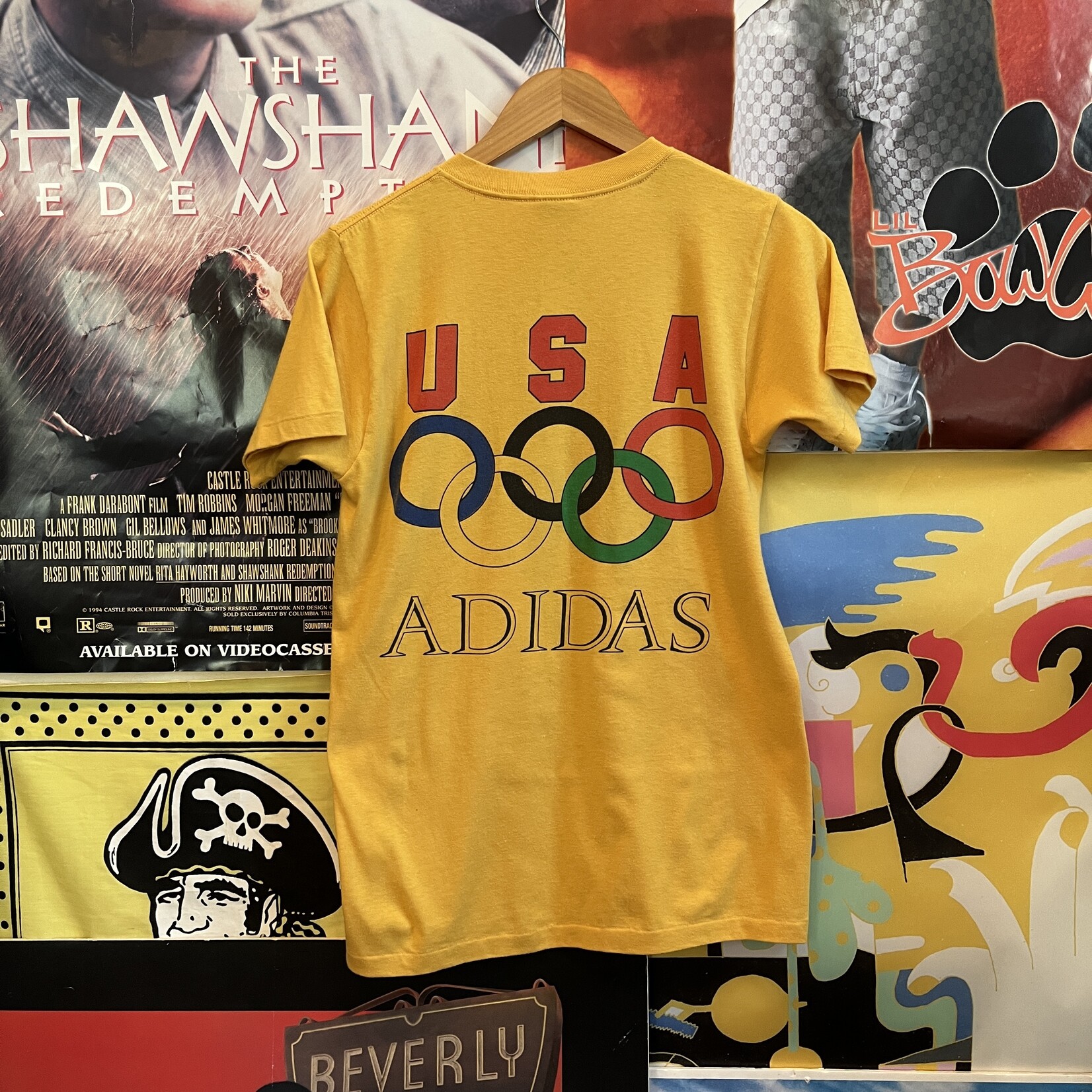 13986	1988 adidas olympics tee sz. S