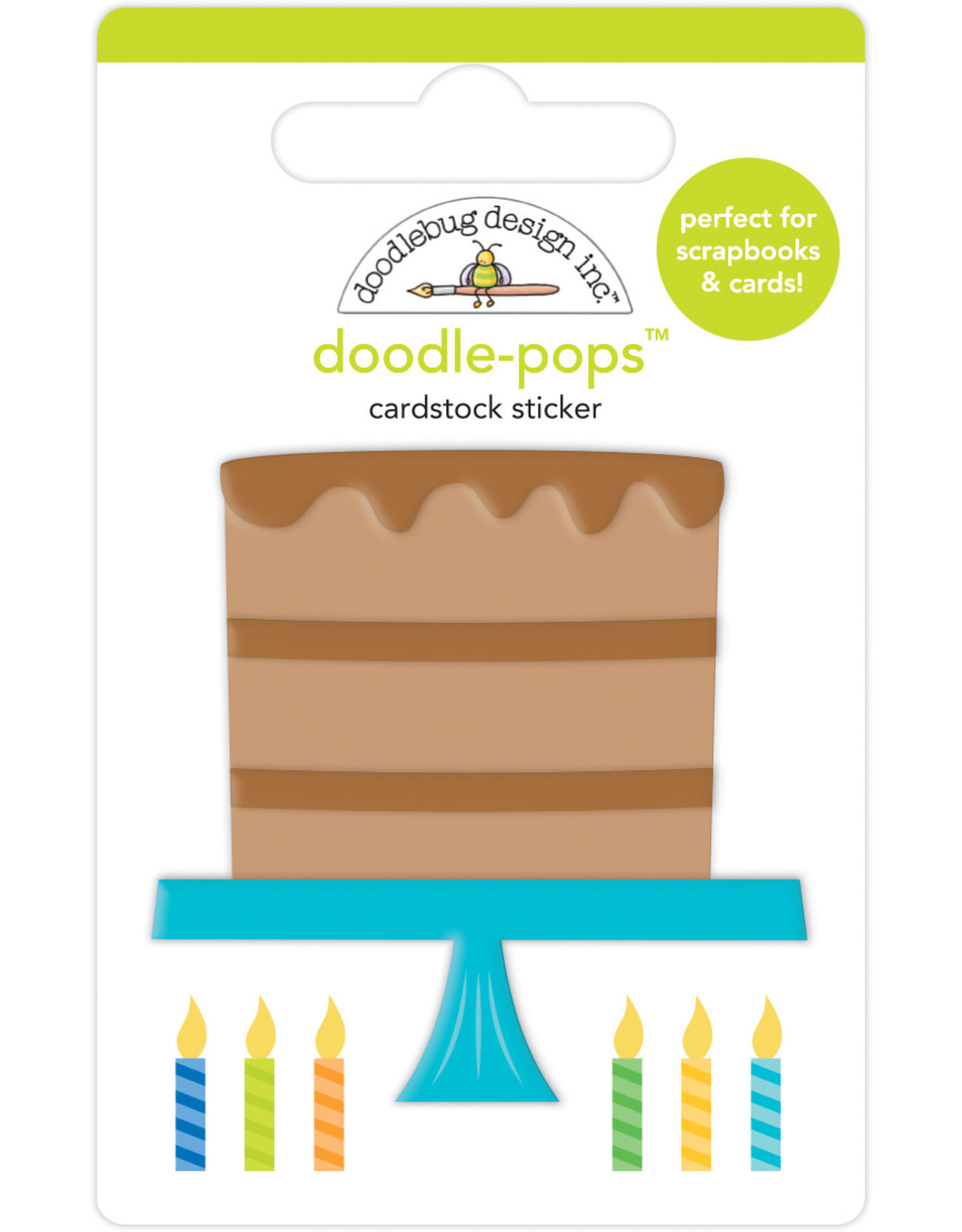 Doodlebug Design chocolate cake doodle-pops