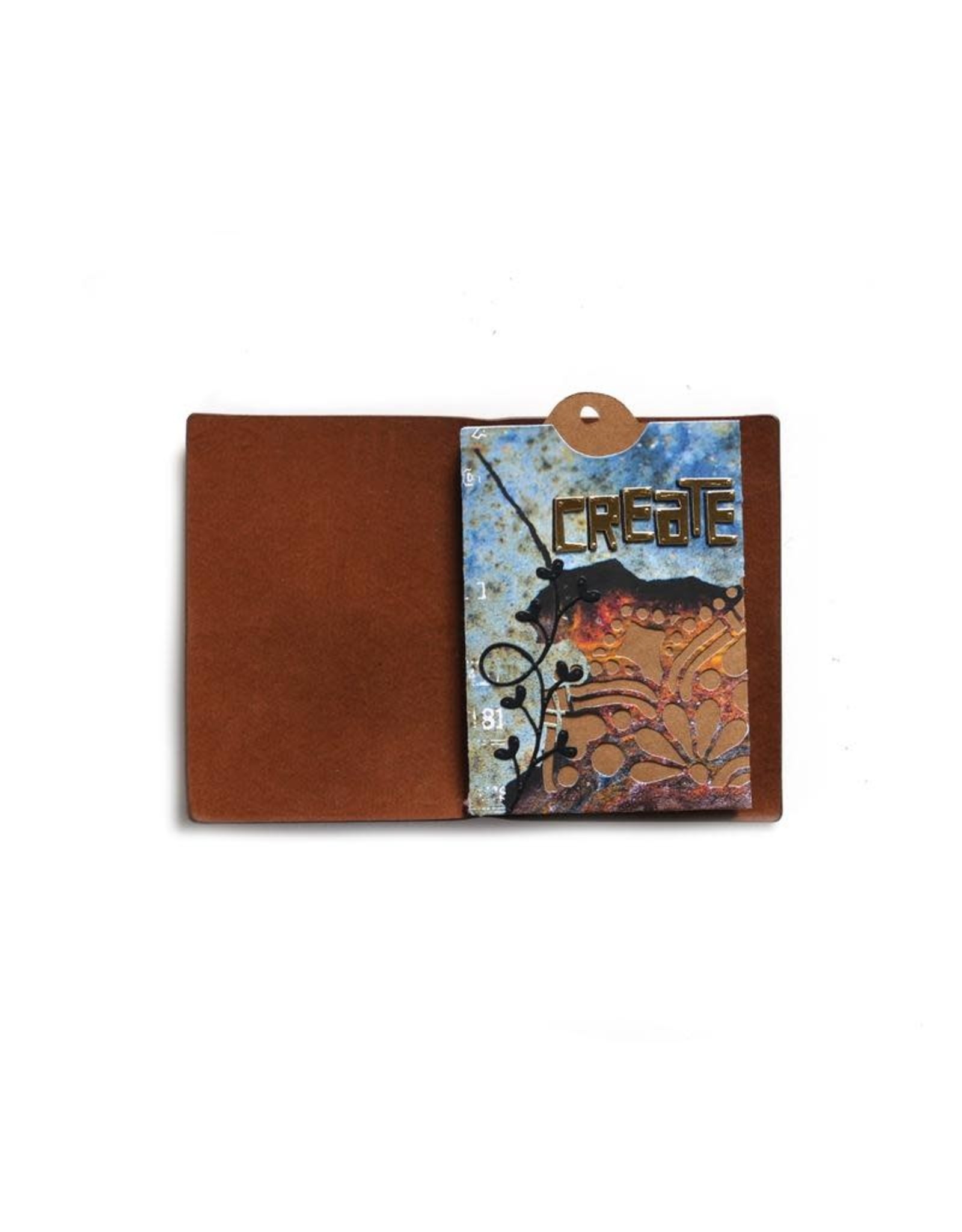 Elizabeth Craft Designs Traveler's Notebook Mini Vintage Brown