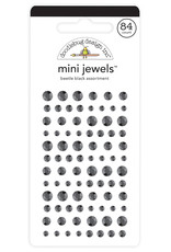 Doodlebug Design beetle black mini jewels